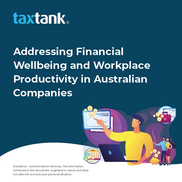 Addressing Financial Wellbeing and Workplace Productivity in Australian Companies Whitepaper Cover Page