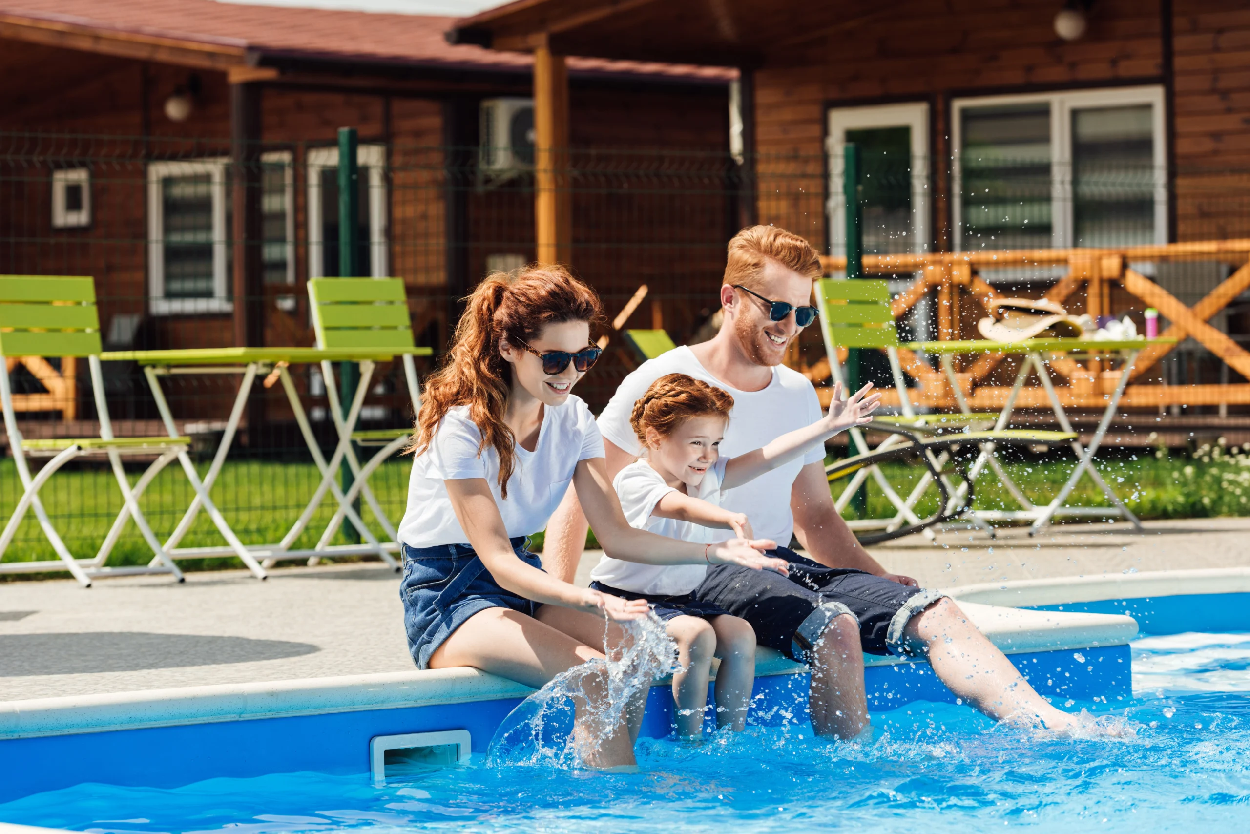 Family enjoying pool before the holiday homes Tax Changes come into effect 1/07/26