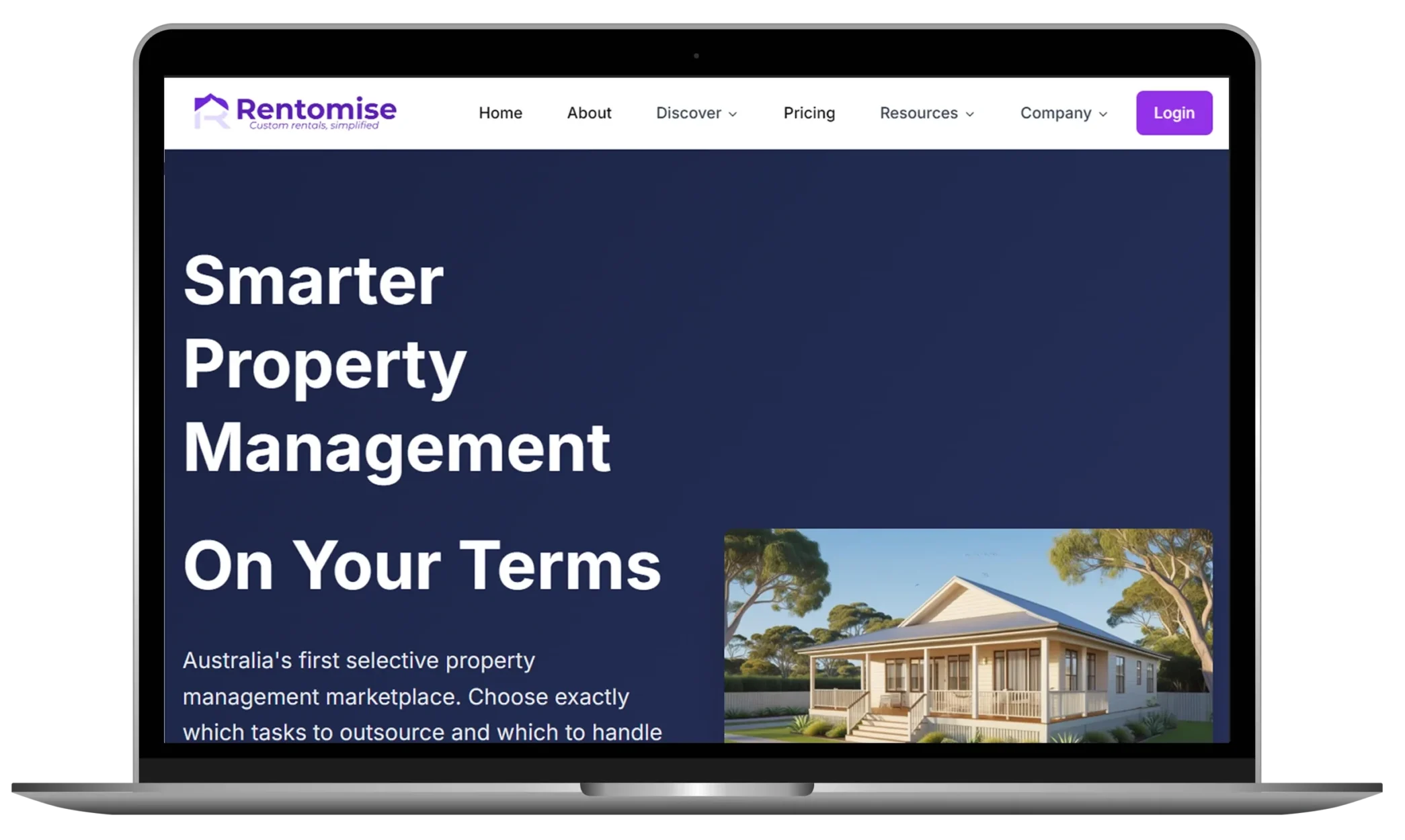 Rentomise platform for property investors