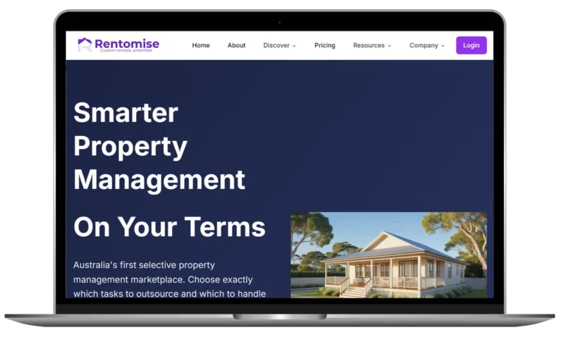 Rentomise platform for property investors