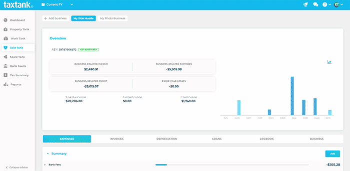 Xero Alternative for Sole Traders - TaxTank Accounting Software