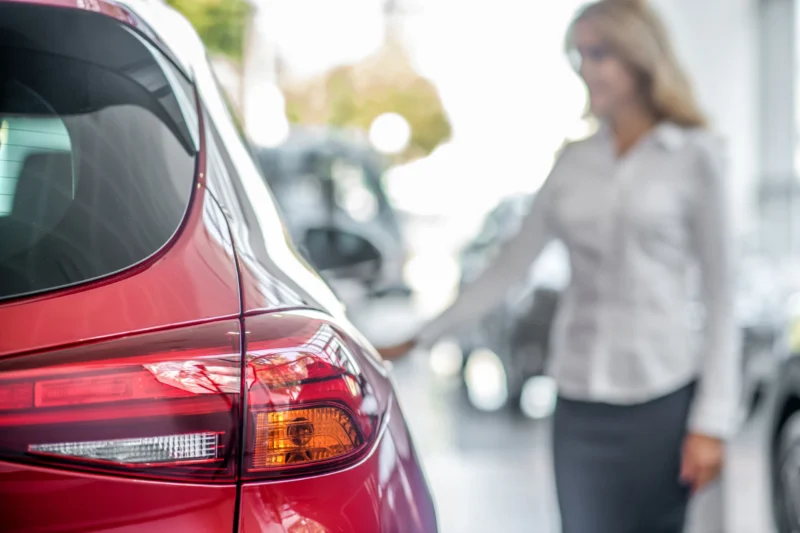 $1000 standard tax deduction will affect salary packaging for this woman buying new car for work